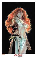 Alex Ross Red Sonja Lithograph