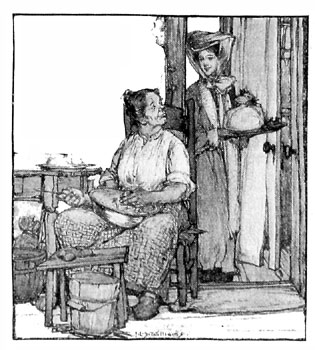 You know your Aunt Martha does not know how to make plum pudding, and I am not going to have you made sick by eating it. I gave that canned plum pudding to old Mrs. Casey.