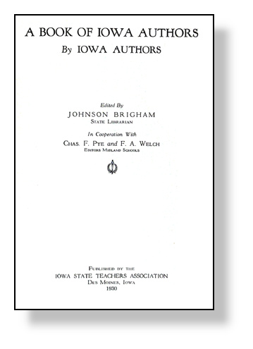 Iowa Authors by Iowa Authors