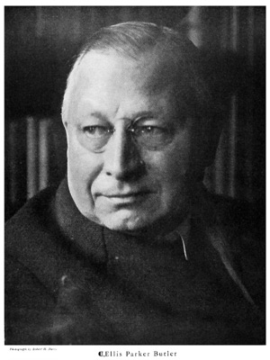 Ellis Parker Butler published in 1925. Photo by Robert H. Davis