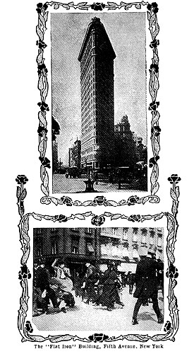 The "Flat Iron" Building, Fifth Avenue, New York