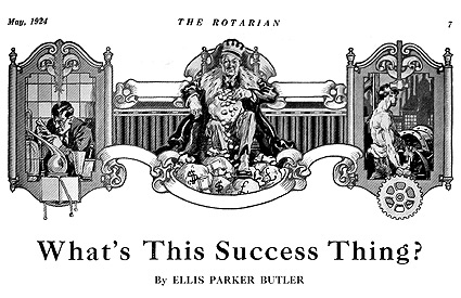 'What's This Success Thing?' by Ellis Parker Butler