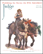 'Prohibiting the Movies, or the 87th Amendment' from Judge magazine (June 19, 1920)