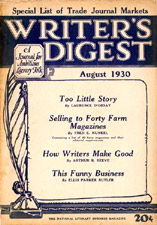 'This Funny Business' from Writer's Digest magazine (August, 1930)