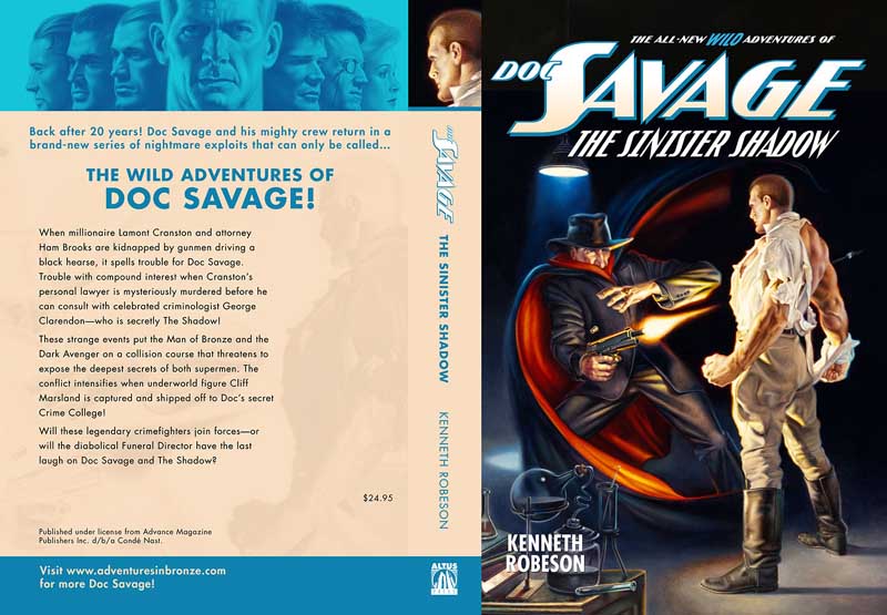 Doc Savage #3 Death in Silver & Golden Peril Robeson Lester Dent Sanctum PB 2007 