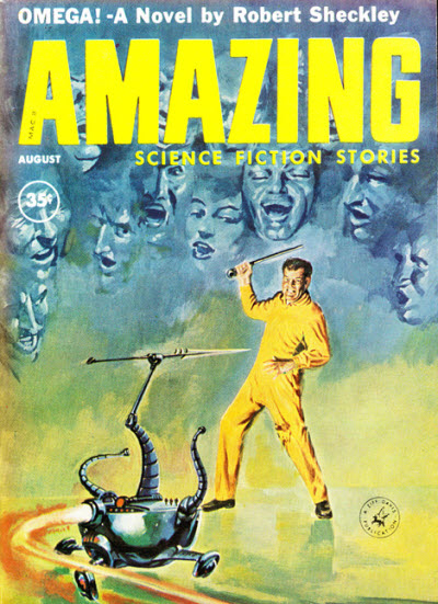 Amazing Science Fiction Stories, August 1960