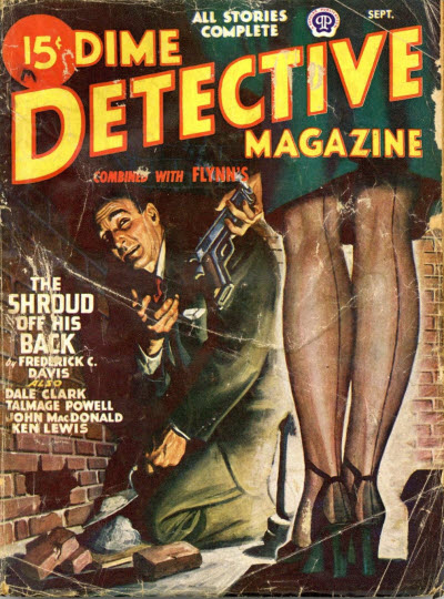 Dime Detective Magazine.