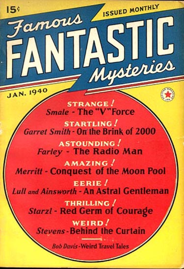 Famous Fantastic Mysteries, January 1940