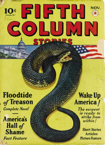 Fifth Column Stories, November 1940