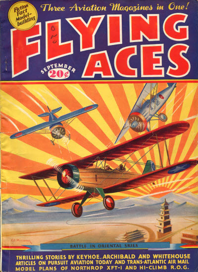 Flying Aces, September 1935