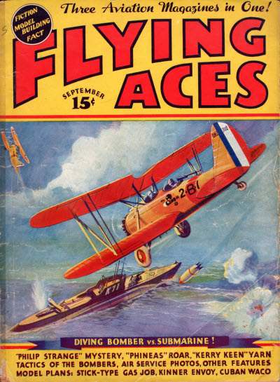 Flying Aces, September 1936