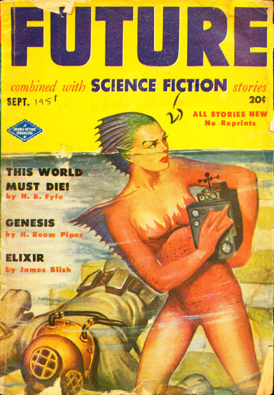 Future Combined with Science Fiction Stories, September 1951