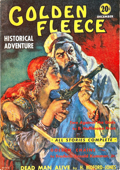 Cover for Golden Fleece, December 1938 jointly credited to Jay Jackson and Harold S. DeLay