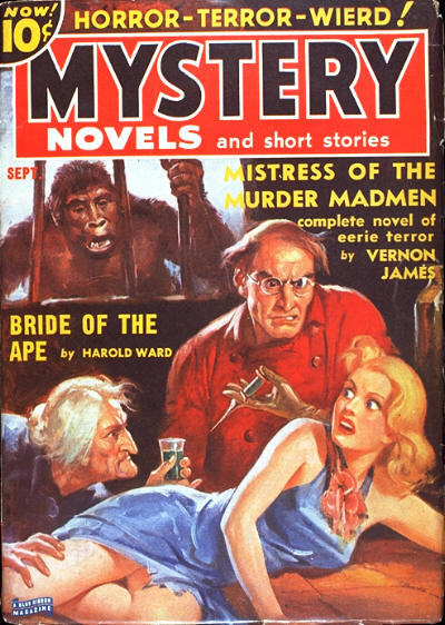 Mystery Novels and Short Stories, September 1939