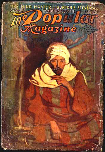 N.C. Wyeth cover for The Popular Magazine issue dated January 1, 1913, courtesy the FictionMags Index