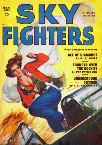 Sky Fighters v38 1 Spring 1950 Better Publications Inc 20 132pp 