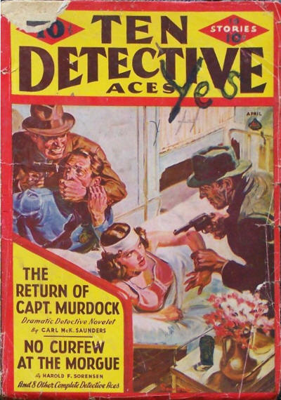 Ten Detective Aces, April 1940