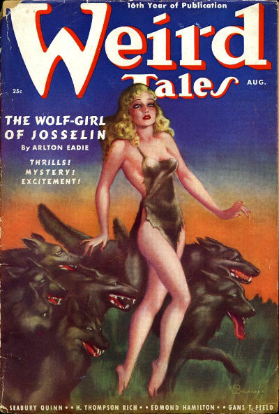 Weird Tales, August 1938